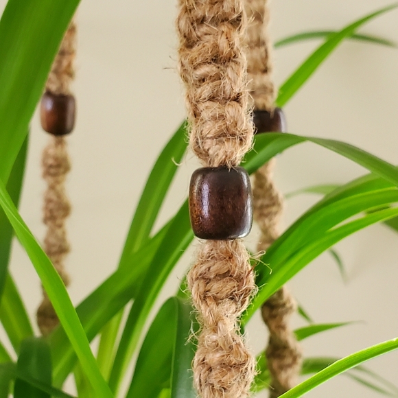 Natural Handmade Jute Plant Hanger Large - Picture 11 of 15